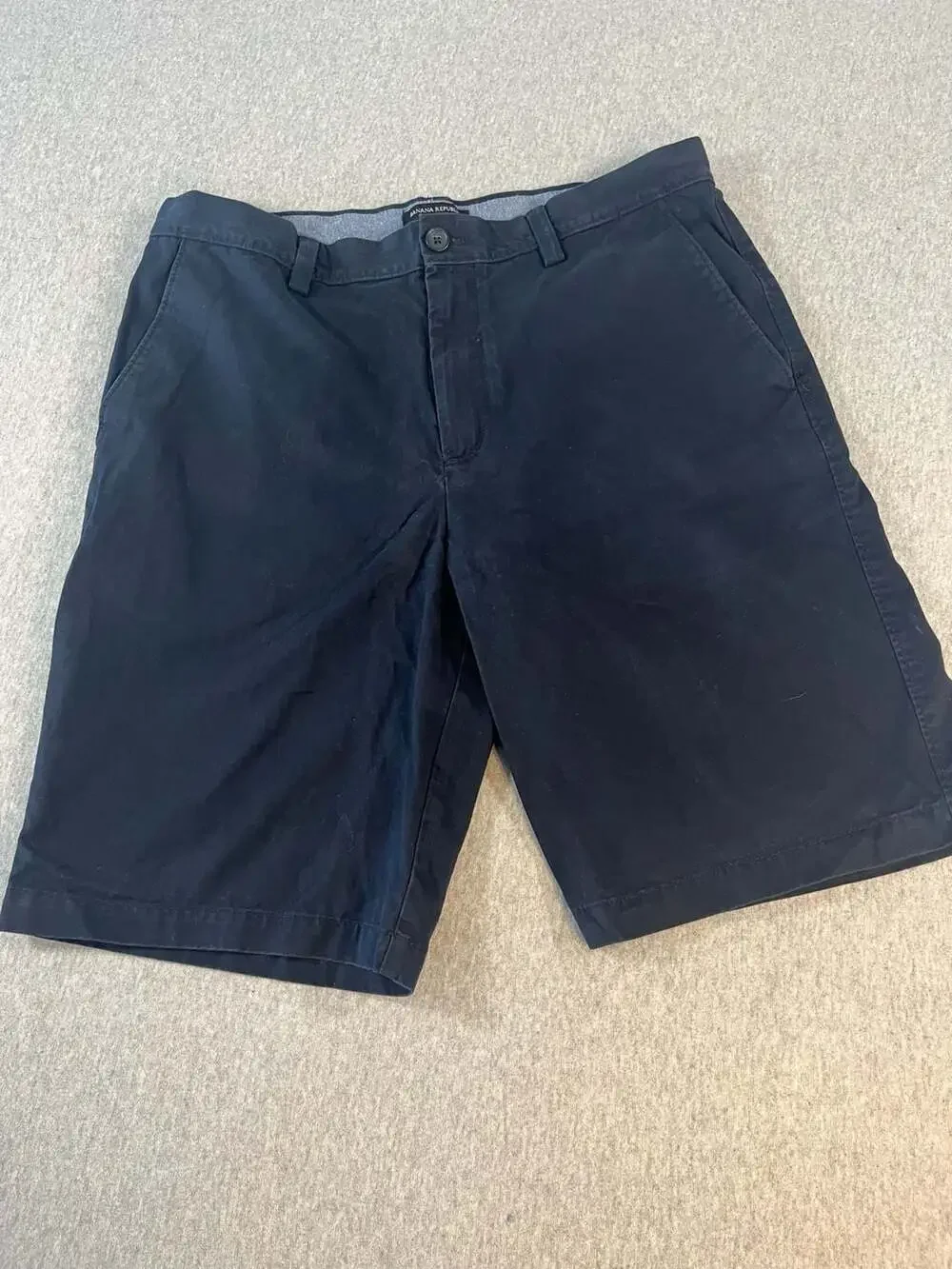 Banana Republic Navy Blue Emerson Chino Shorts Men’s Size 33x11